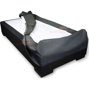 Slaaploods.nl Boxspring Hoes - 90 x 200 cm - Hoogte 30 cm - Antraciet I96