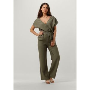 Another Label Fae Jumpsuit S/l Broeken Dames - Groen - Maat L