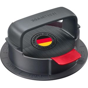 Hamburgerpers VARIO PLUS - Robuuste pers voor individuele grootte hamburgers - Instelbaar en makkelijk schoon te maken - Ook voor veganistische hamburgers - ABS Tofu Pers