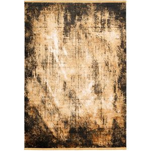 Elysee | Laagpolig Vloerkleed | Gold | Hoogwaardige Kwaliteit | 80x150 cm