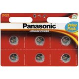 Panasonic CR-2016 - 6 stuks