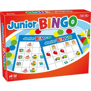 Tactic Junior Bingo - Inclusief 6 kaarten, spinner en 100 fiches