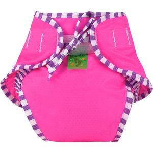 Kushies - Hydrofiele luier -  wasbare zwemluier - zwembroekje - maat 3+ - 6/11 kg - Roze