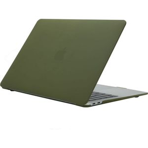 Mobigear Laptophoes geschikt voor Apple MacBook Air 13 Inch (2010-2019) Hoes Hardshell Laptopcover MacBook Case | Mobigear Cream Matte - Avocado - Model A1369 / A1466