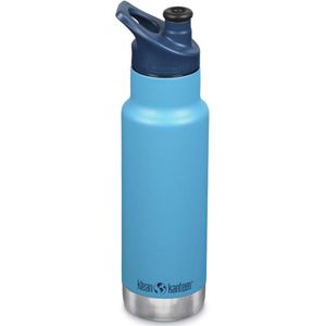 Klean kanteen drinkfles small insulated - 355 ml - met sportcap - Hawaiian Ocean Blauw