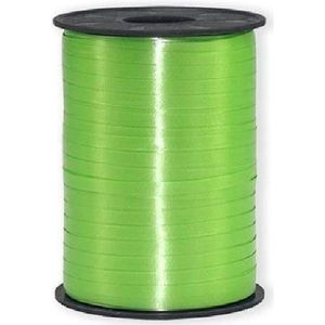 Polyband ballon lint – lime groen – lint – 5mmx500m.