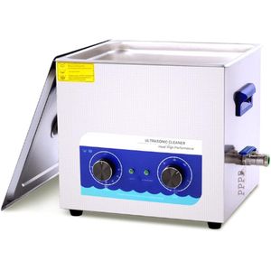 Tafelblad Ultrasone Reiniger 15L - Roestvrij Stalen Ultrasoon Reinigingsapparaat Voor Sieraden Glazen Messen Prothesen En Meer