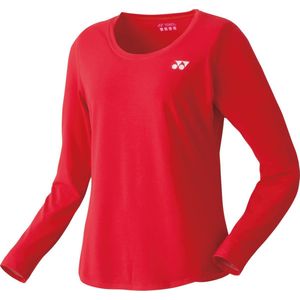 Yonex Tennisshirt Lady Long Rood Dames Maat Xs