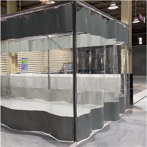 Transparant Waterdicht Gordijn - PVC-vinyl - Tuin Veranda Garage - 2x3m