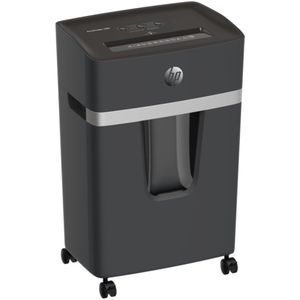 HP Pro 10MC Papierversnipperaar - Shredder - Beveiligingsniveau P-5 - Micro Cut - 20 Liter - Professioneel kantoorgebruik - Zwart