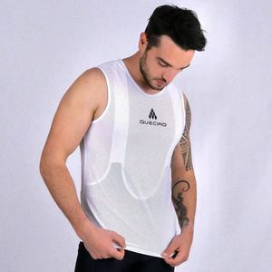 Queciao Top - Fietskleding - Ondershirt - Fietshemd - Wit