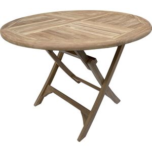 Decomeubel - Ronde inklapbare Tuintafel