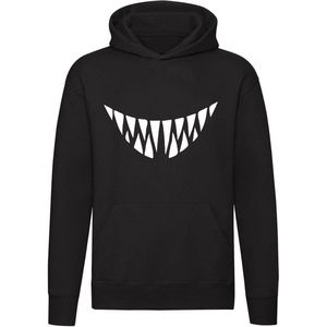 Monster teeth sweater | monster | gebit | tanden | tandarts | unisex | capuchon