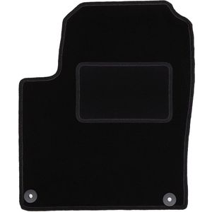 Bestuurdersmat zwart voor: Seat Alhambra I minivan (1995-2010)