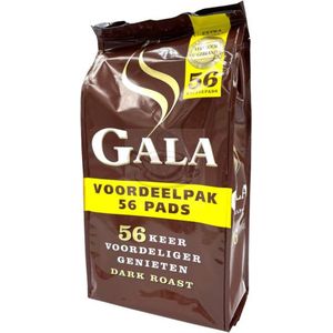 Gala voordeelpak darkroast / 4x 56 pads