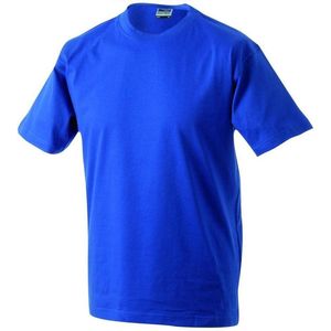 James and Nicholson Unisex Zware Ronde Tee (Koningsblauw)