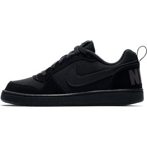 Nike Court Borough Low Bg Jongens Sneakers - Black/Black-Black - Maat 37.5