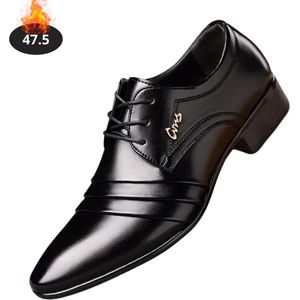 Bovista Nette Schoenen Heren - Business Schoenen - Bruiloft - Kantoorschoenen - Met Veters - Zwart - Maat 40
