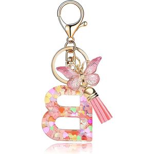Sleutelhanger voor vrouwen - schattig en gepersonaliseerd - verjaardagscadeau voor zus