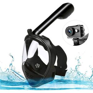 Snorkelmasker met Aansluiting voor GoPro