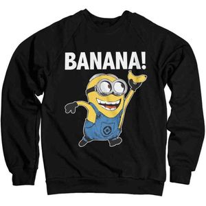 Minions Sweater/trui -L- Banana! Zwart