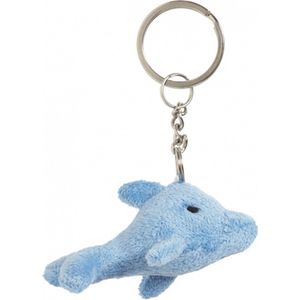 8x Pluche Dolfijn knuffel sleutelhanger 6 cm - Speelgoed dieren sleutelhangers