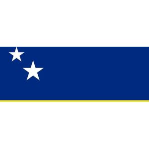 Vlag Curacao 50x75cm