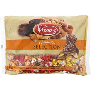 Witor's Pralines pure chocolade met hazelnoot - Zak 1 kilo