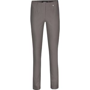Robell Marie Dames Comfort Stretch Broek - Donker Taupe - Maat 46