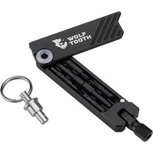 Wolf Tooth 6-bit hex wrench zilver - multi-tool - toolset