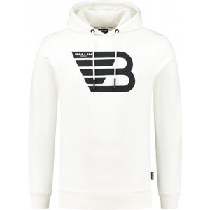 Ballin Amsterdam - Heren Slim fit Sweaters Hoodie LS - Off White - Maat XL
