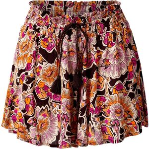 Brunotti Raine-Sakai Dames Shorts - Bruin, Oranje, Roze - XL