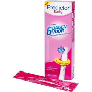 2x Predictor Zwangerschapstest Early 4 Dagen