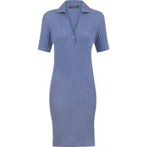 Felix Hardy Jurk - Katoenen Dames Indigo - M