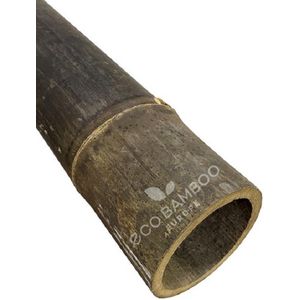 Black bamboo palen zijn weer aangevuld Black bamboo Paal Ø 80-90 mm LENGTE 200 CM