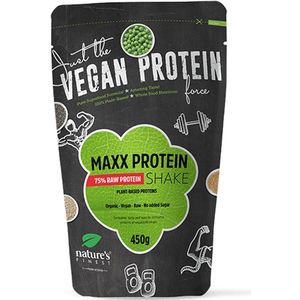 Bio Maxx 75% Rauwe Eiwitshake (Proteïneshake) - Complete, lekkere en licht verteerbare eiwitten van plantaardige oorsprong in een drankje met superfoods