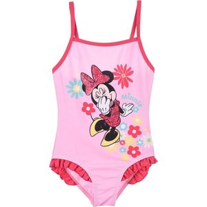 Minnie Mouse - badpak Disney Minnie Mouse - roze - maat 110/116