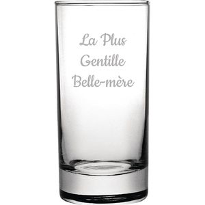Longdrinkglas gegraveerd - 28,5cl - La Plus Gentille Belle-mère