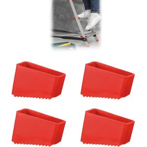 Laddervoeten, 2 stuks/paar rubberen antislipmatstoppers, voetsteunen, kussenzool, afdekking, veiligheid, vervangingsset 60 x 23 mm