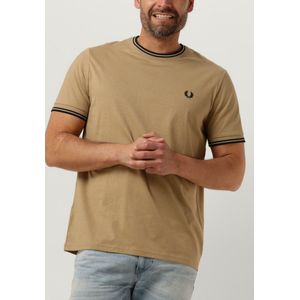 Fred Perry Twin tipped t-shirt - warm stone black