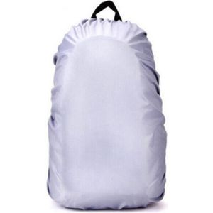 Universele backpack/rugzak regenhoes 25 tot 35 liter - Zilver