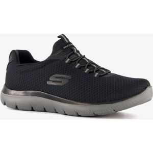 Skechers Summits heren sneakers wide fit - Zwart - Extra comfort - Memory Foam - Maat 45