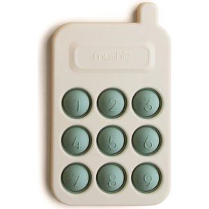 Mushie - Pop It Telefoon - Sensorische Siliconen Speelgoed - Activiteiten speelgoed - Camebridge Blue