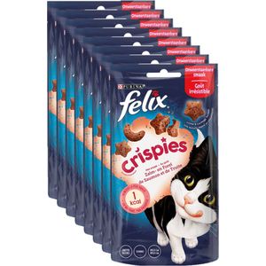 Felix Crispies - Kattensnacks - Zalm & Forel - 8 x 45 g