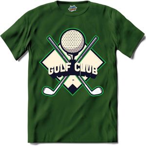Golf Club | Golf - Golven - T-Shirt - Unisex - Bottle Groen - Maat L