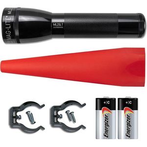 Maglite ML25LT-Safety pack - LED - 3rd Generation - 192 LUMENS - 337M - Verkeersregelaar - Zaklamp - Zwart