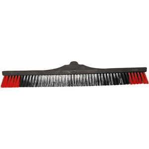Veger zacht 60 cm 70% gerecycled rood zwart