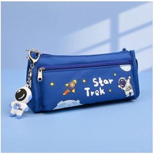 Pennenzak - Potlooddoos - Schooletui - Etui - Schrijfwaren - Schoolspullen - Voor Pennen Potloden - Cadeau - Student - Jongen - Pencil Case - Stationery - School Supplies - For Pens Pencils - Gift - boys - Astronaut