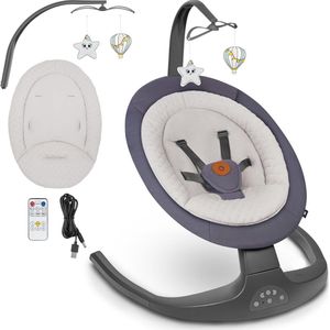 Elektrische Wipstoel - Elektrische Babyschommel - Schommelstoel - Baby Swing - Premium