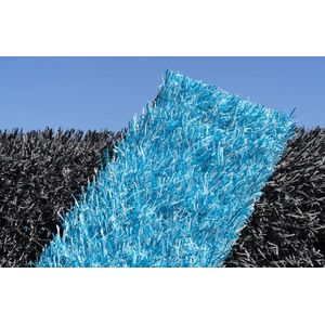 Blauw Turquoise Kunstgras 4 x 12 meter - 25mm ✅ Nederlandse Productie ✅ Waterdoorlatend | Tuin | Kind | Dier